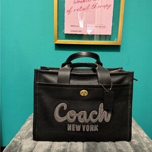 Coach cargo tote - leather